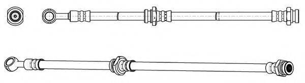 KAWE 512717 Гальмівний шланг