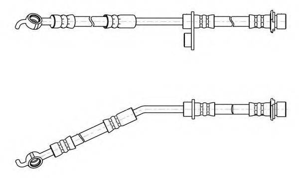 KAWE 512725 Гальмівний шланг