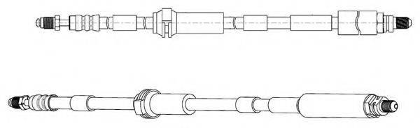 KAWE 512777 Гальмівний шланг