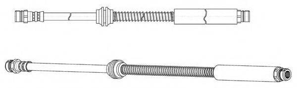 KAWE 512797 Гальмівний шланг