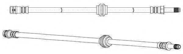 KAWE 512822 Гальмівний шланг