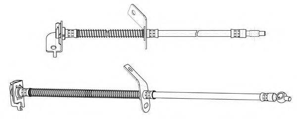 KAWE 512899 Гальмівний шланг