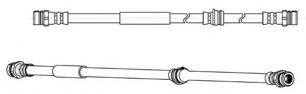 KAWE 512976 Гальмівний шланг