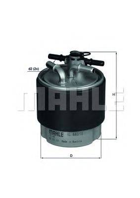 MAHLE ORIGINAL KL44018 Паливний фільтр