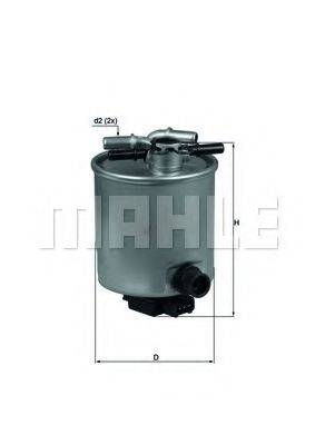 MAHLE ORIGINAL KL44014 Паливний фільтр