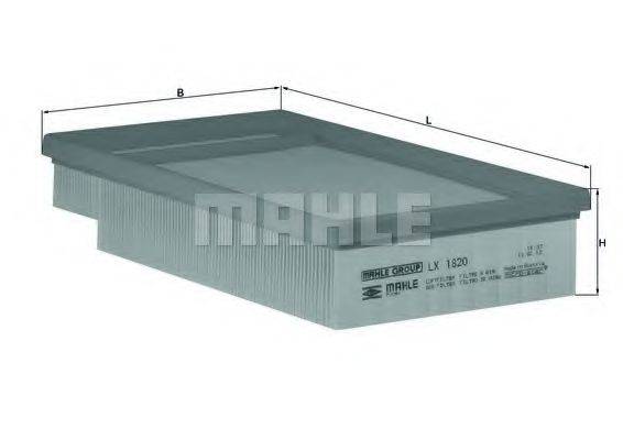 MAHLE ORIGINAL LX1820 Повітряний фільтр