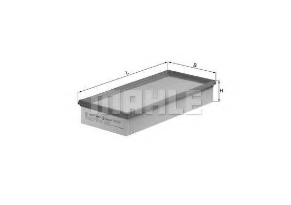 MAHLE ORIGINAL LX572 Повітряний фільтр