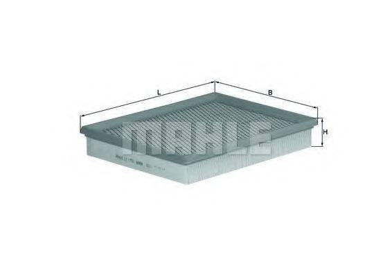 MAHLE ORIGINAL LX1758 Повітряний фільтр