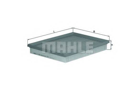 MAHLE ORIGINAL LX1662 Повітряний фільтр