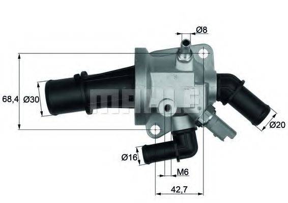 MAHLE ORIGINAL TI15388 Термостат, охолоджуюча рідина