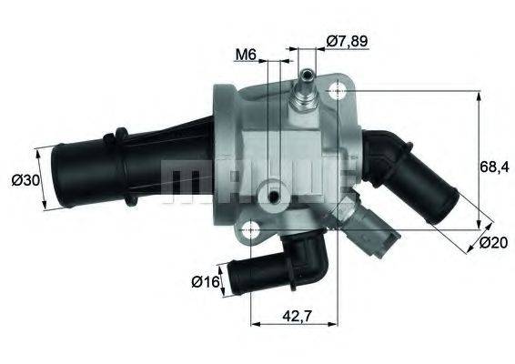 MAHLE ORIGINAL TI16488 Термостат, охолоджуюча рідина