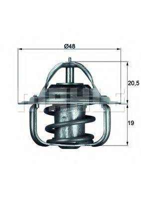 MAHLE ORIGINAL TX583D Термостат, охолоджуюча рідина