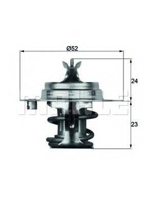 MAHLE ORIGINAL TX788D Термостат, охолоджуюча рідина