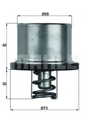 MAHLE ORIGINAL TX3779 Термостат, охолоджуюча рідина