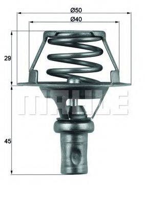 MAHLE ORIGINAL TX6691D Термостат, охолоджуюча рідина