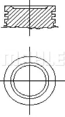 MAHLE ORIGINAL E14520 Поршень