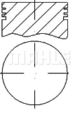 MAHLE ORIGINAL E0141130 Поршень