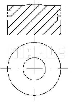 MAHLE ORIGINAL S70340 Поршень