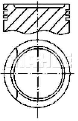 MAHLE ORIGINAL E70888 Поршень