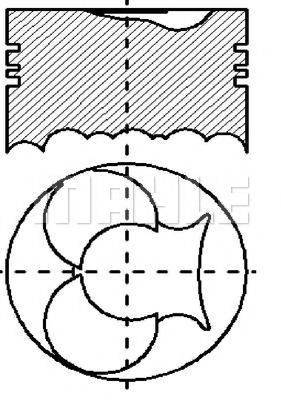 MAHLE ORIGINAL E48330 Поршень
