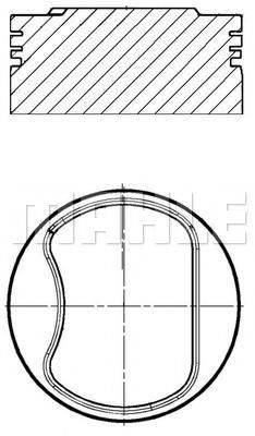 MAHLE ORIGINAL S0250960 Поршень