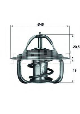 MAHLE ORIGINAL TX192D Термостат, охолоджуюча рідина