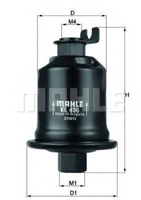 MAHLE ORIGINAL KL436 Паливний фільтр