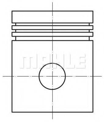 MAHLE ORIGINAL 0374200 Поршень