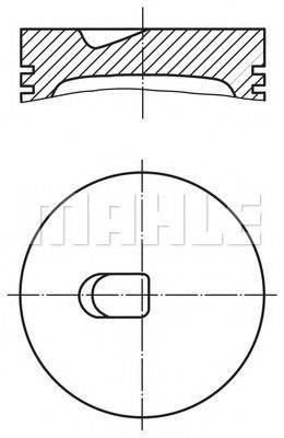 MAHLE ORIGINAL 6760900 Поршень