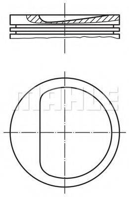 MAHLE ORIGINAL 0397900 Поршень