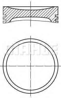 MAHLE ORIGINAL 0401100 Поршень