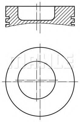 MAHLE ORIGINAL 0034200 Поршень