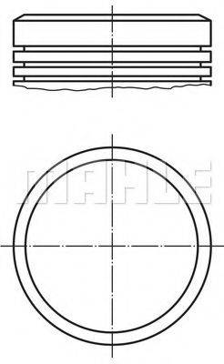 MAHLE ORIGINAL 0023200 Поршень