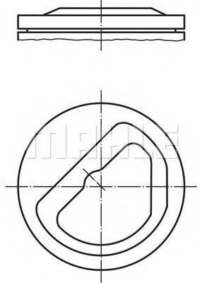 MAHLE ORIGINAL 0821000 Поршень