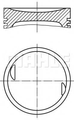 MAHLE ORIGINAL 0022700 Поршень