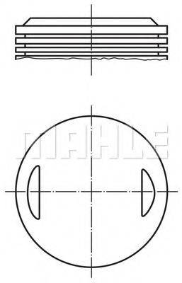 MAHLE ORIGINAL 5042900 Поршень