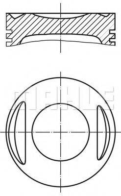 MAHLE ORIGINAL 0092000 Поршень