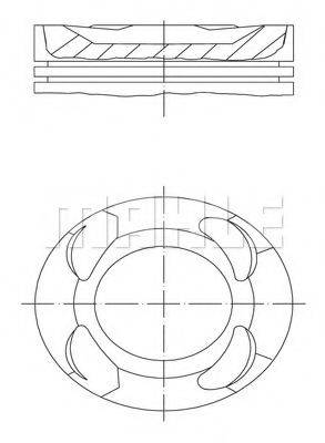 MAHLE ORIGINAL 6078300 Поршень