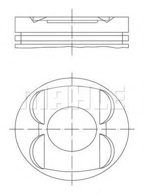 MAHLE ORIGINAL 0011400 Поршень