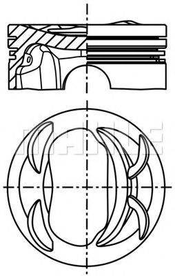 MAHLE ORIGINAL 028PI00117000 Поршень