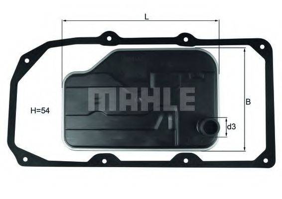 MAHLE ORIGINAL HX124D Гідрофільтр, автоматична коробка передач