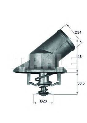 MAHLE ORIGINAL TI22492 Термостат, охолоджуюча рідина