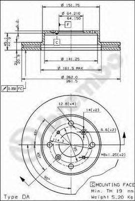 BRECO BS7930 гальмівний диск