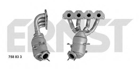 ERNST 758833 Каталізатор; Каталізатор колектора