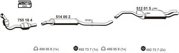 ERNST 120097 Система випуску ОГ