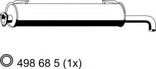 ERNST 116114 Глушник вихлопних газів кінцевий