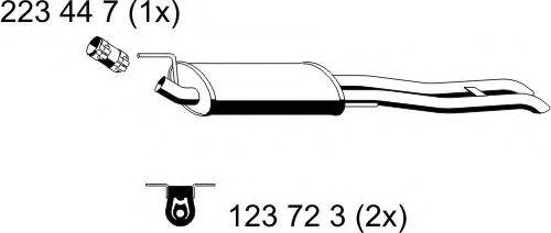 ERNST 142175 Глушник вихлопних газів кінцевий