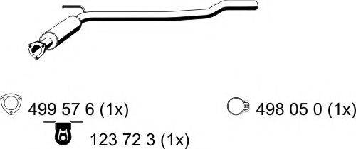 ERNST 176293 Передглушувач вихлопних газів