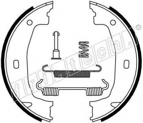 FRI.TECH. 1019028K Комплект гальмівних колодок, стоянкова гальмівна система