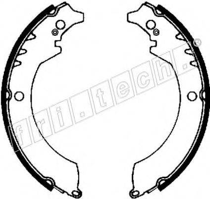 FRI.TECH. 1026335 Комплект гальмівних колодок
